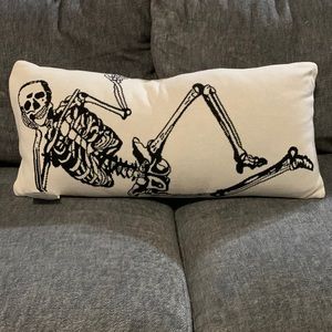 Halloween Decorative Skeleton Lumbar Pillow